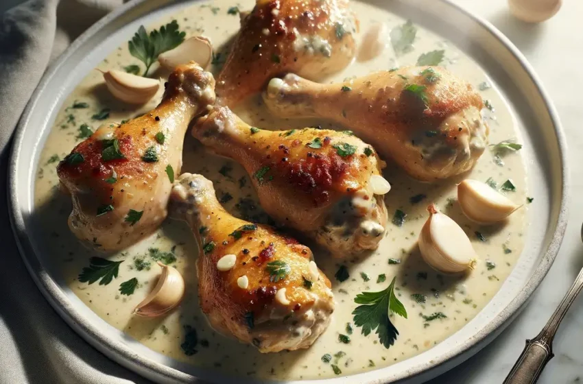 Catherine's Plates Recipes - Creamy Garlic Chicken