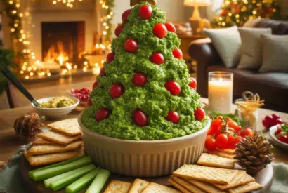 Thumbnail for Christmas Tree Dip Recipe