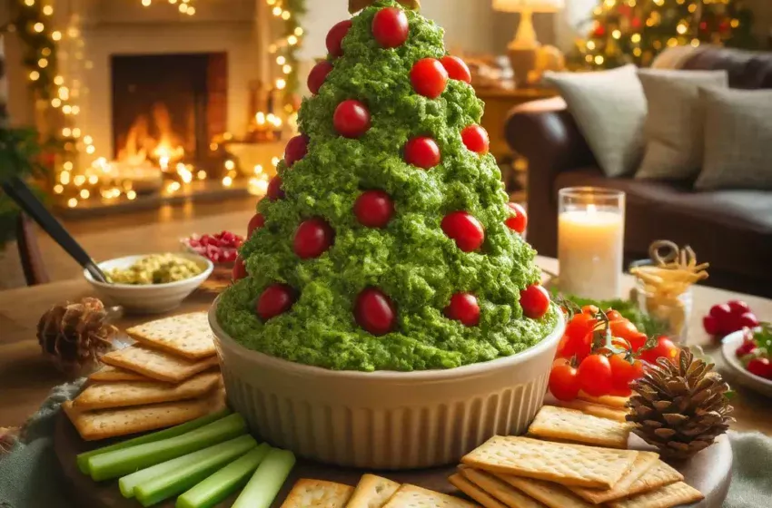 Christmas Tree Dip Recipe Christmas Tree Dip Recipe