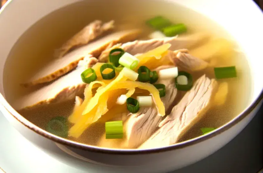 Gastroparesis-friendly: Ginger Chicken Soup