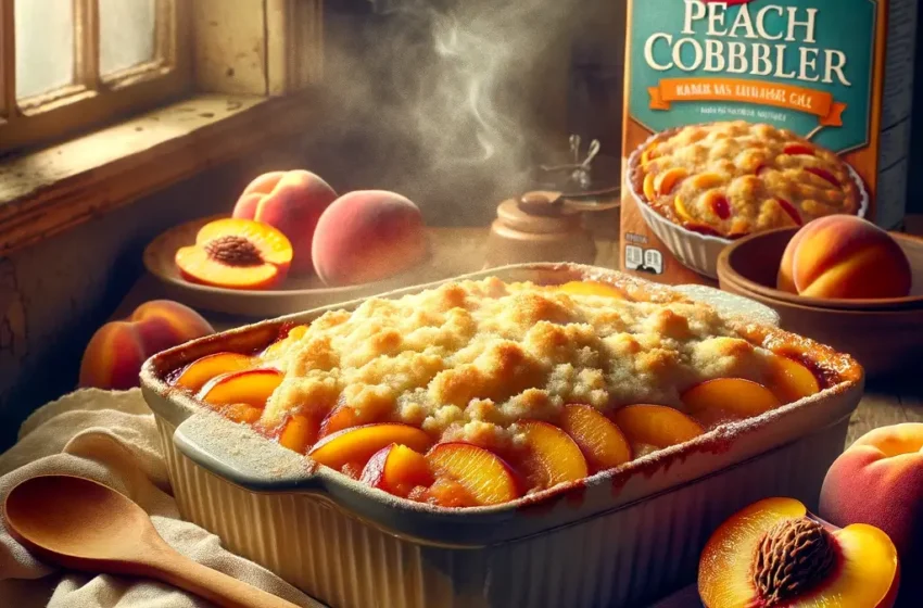 Peach Cobbler Recipe Using Cake Mix