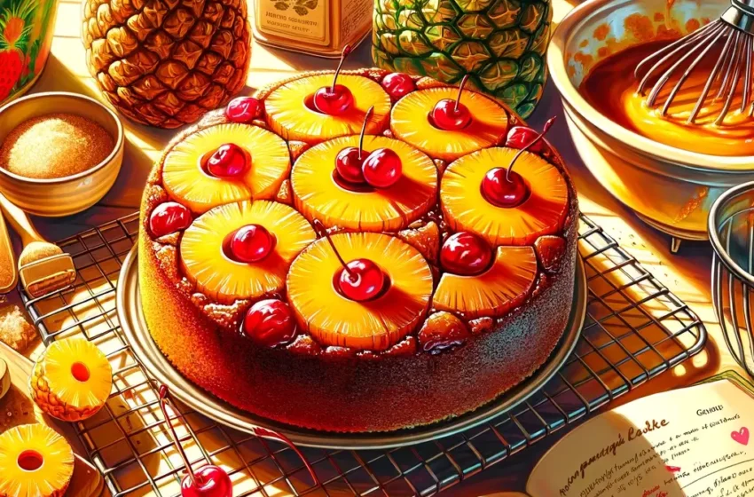 Pineapple Upside Down Cake Recipe