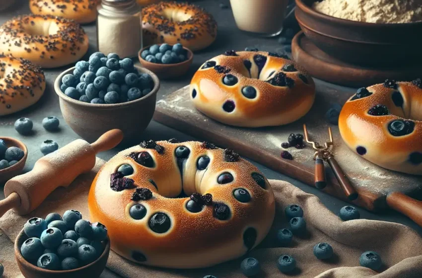 Recipe for Blueberry Bagels