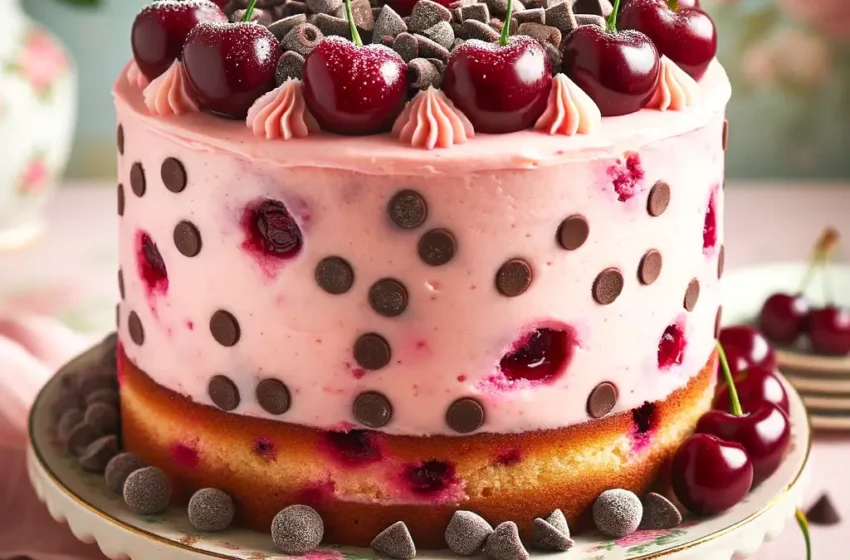 Cherry Chip Cake Recipe