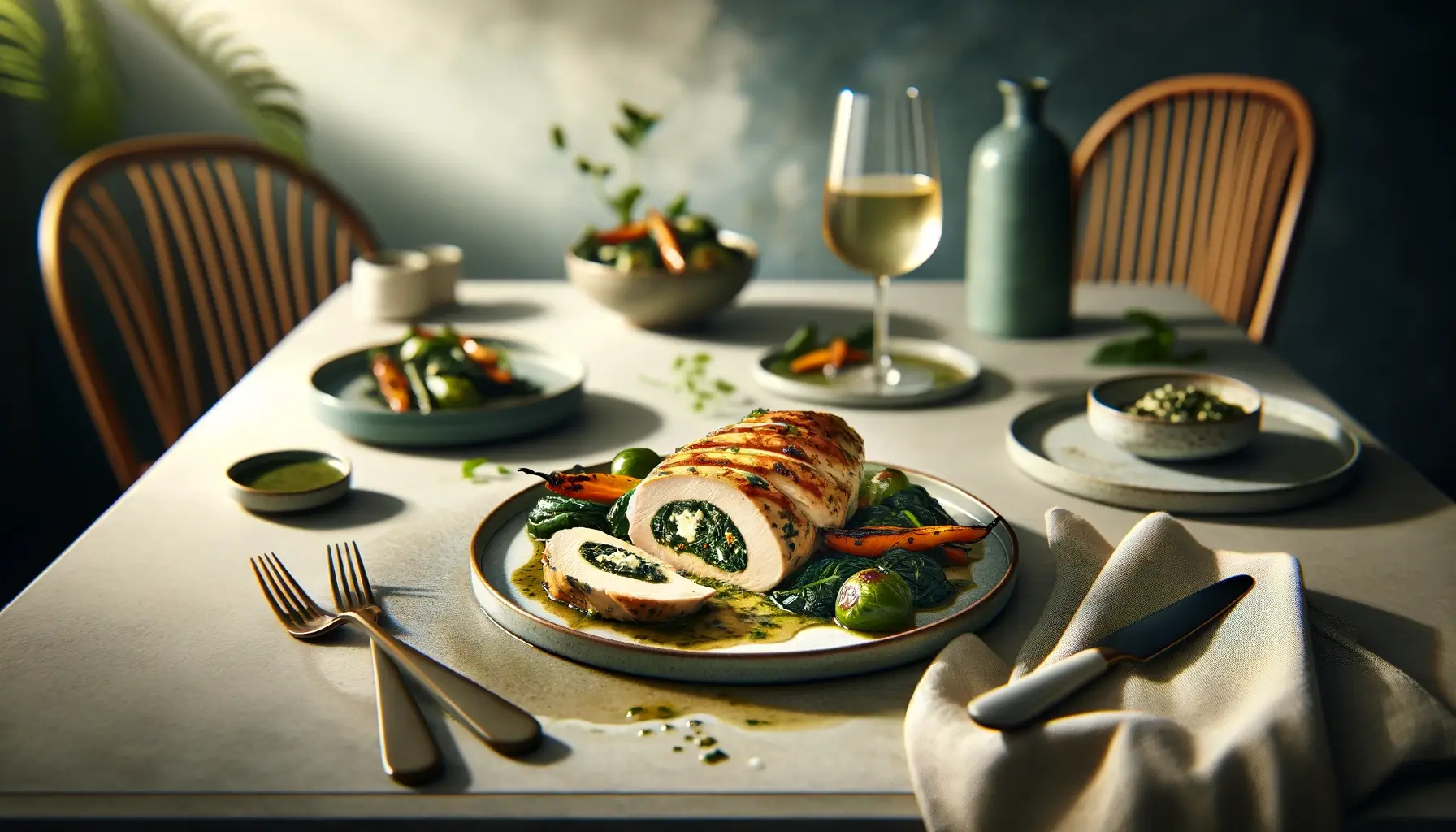 Thumbnail for Green Chef’s Signature Spinach and Feta Stuffed Chicken Recipe