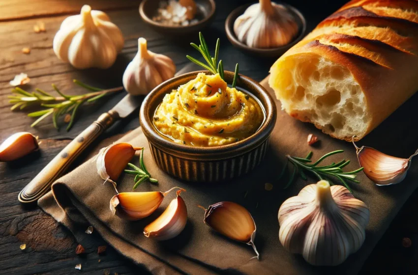 Roasted Garlic Butter Recipe